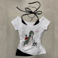 Rock Goth Fashion Streetwear Punk Women Vest Hiphop Harajuku Letter Print Retro Slim Crop top Sleeveless Top E-girl Y2k Tank Top. 
