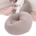 Inflatable Lounge Chair Portable Sofa Couch for Living Room Bedroom Balcony Reading Room Gray. 