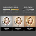8 inch Wall Mounted Makeup Mirror 5/7/10X Magnifying Double Side Folding Arm Extend USB Charging Bathroom Smart Cosmetic Mirrors.