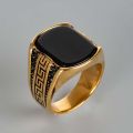 New Golden Italian Ring  style for boys and men. 