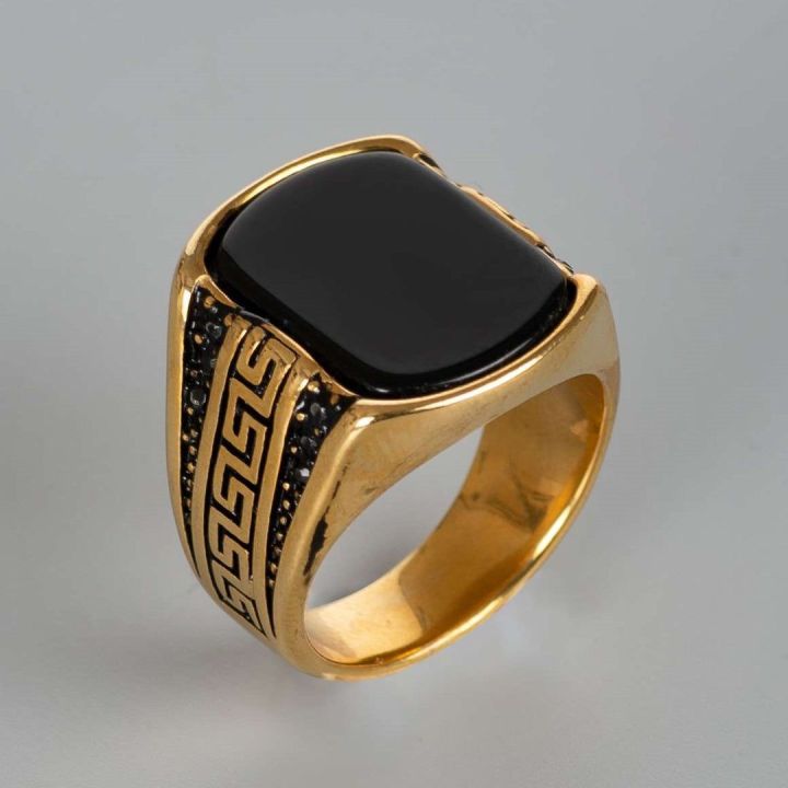 New Golden Italian Ring  style for boys and men