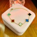 Five Clover Trendy Elegant Vancleef latest design Bracelet for wo. 