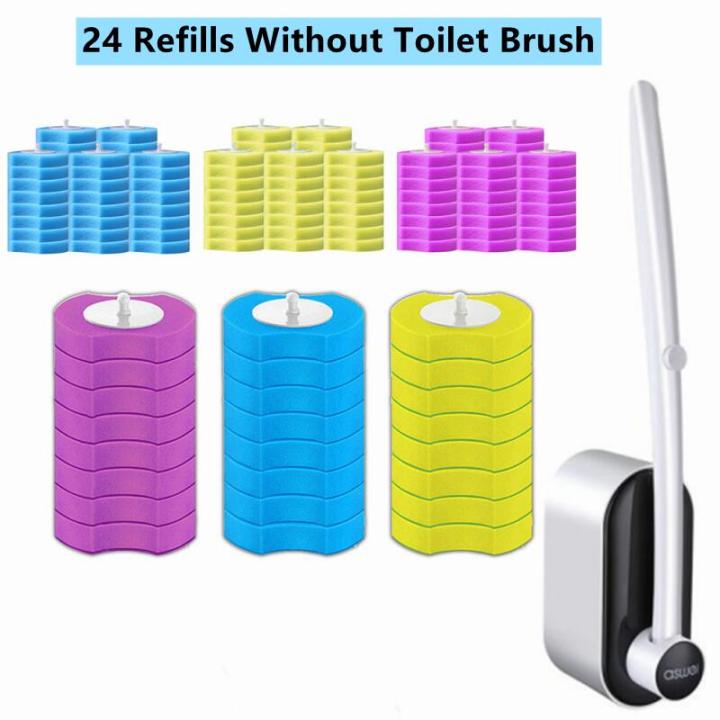 24PCS%20Disposable%20Toilet%20Brush%20Refills%20Upgraded%203%20Layer%20Foam%20Cleaning%20Sponges%20Heads%20for%20Toilet%20Bathroom%20Bowl%20Cleaner%20Supplies%20-%20Image%202