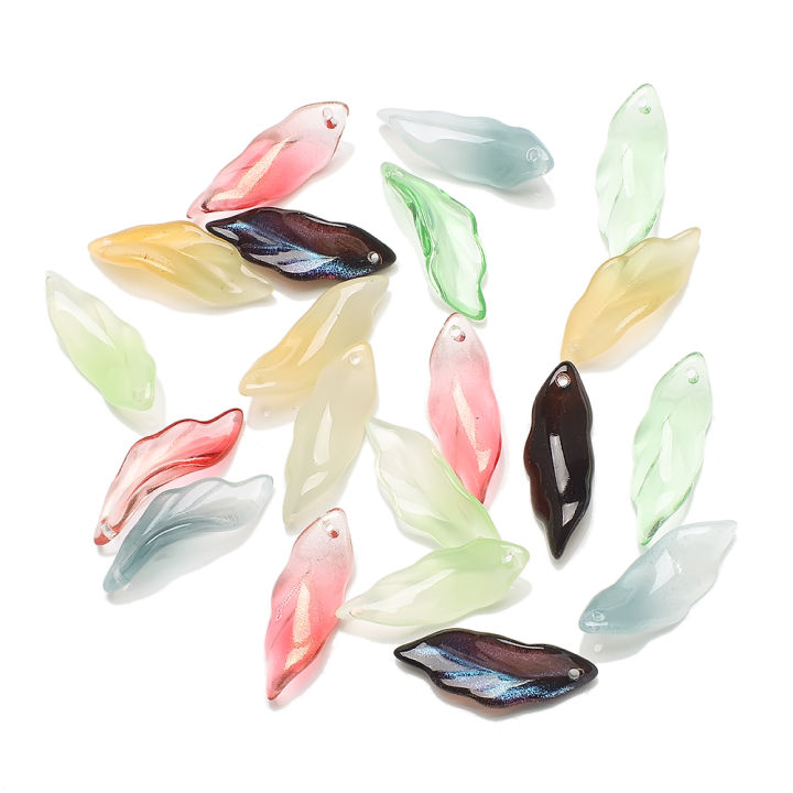 20Pcs/Lot%209x20mm%20Glazed%20Crystal%20Glass%20Loose%20Beads%20Petals%20Leaf%20Shape%20Pendants%20For%20DIY%20Making%20Jewelry%20Earing%20Necklace%20Accessories%20-%20Image%204