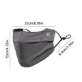 UV Face Shield Washable Reusable Sun Protection Face Mask Breathable Ice Silk Face Cover for Motorcycle Running Riding Exercise.