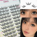 C Curl 11-12mm Comics Eyelash Clusters Flying Fluffy Sunflower False Eyelashes Soft Thick Simulated Lash Extension.