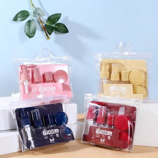 Travel Bottles Kit Leak Proof Portable Toiletry Containers Set Cosmetic Containers For Lotion Cream
