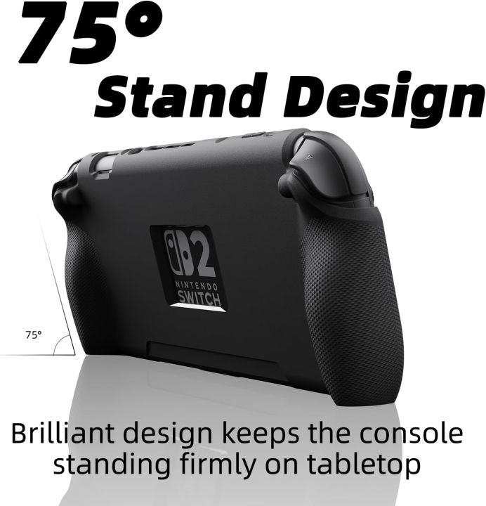 Savage%20Raven%20by%20Skull%20&%20Co.%20StandGrip%20for%20%20Switch%202%20Protective%20Case%20Standable%20Cover%20Soft%20Shell%20for%20NS2%20Game%20Console%20-%20Image%203