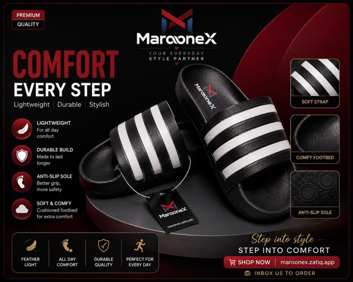 Imported%20Adilette%20Comfort%20Slide%20Sandal%20%E2%80%93%20Whit/%20Black/%20Cream%20-%20Image%204