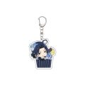 55MM Anime MORIARTY THE PATRIOT Keychain William James Moriarty Key Chain Acrylic Model Plate Christmas . 