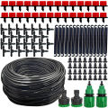 Micro Drip Irrigation System Portable 20M Automatic Watering with Adjustable Drippers Misting Watering Kits Garden Hose. 