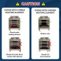 Oven Liner for Bottom of Oven Heavy Duty Oven Liners for Electric Stove Heat-resistant Stove Surface Protection Reusable.