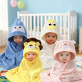 1 Piece of Ultra-Fine Fiber Baby Bath Towel, Suitable for Infants and Children Aged 0-3, Multifunctional Cartoon Blanket for Babies, Soft Baby Blanket, Soft and Comfortable, Skin-Friendly, Cartoon Design, Newborn Bath Towel, Super Absorbent Children's .... 