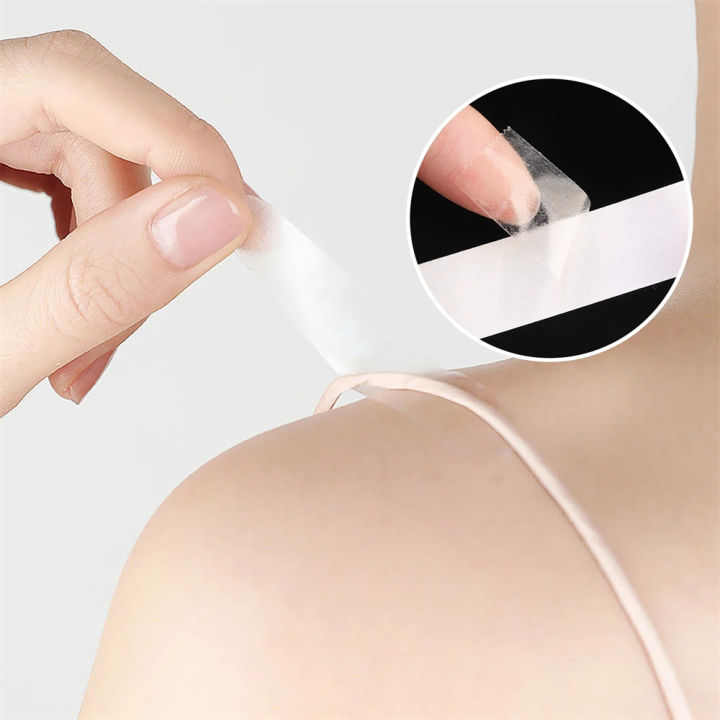 1pc%20Clear%20Double%20Sided%20Tape%20Clothing%20Body%20Transparent%20Strong%20Adhesive%20Fashion%20for%20All%20Skin%20Tones%20Fabric%20Invisible%20-%20Image%203