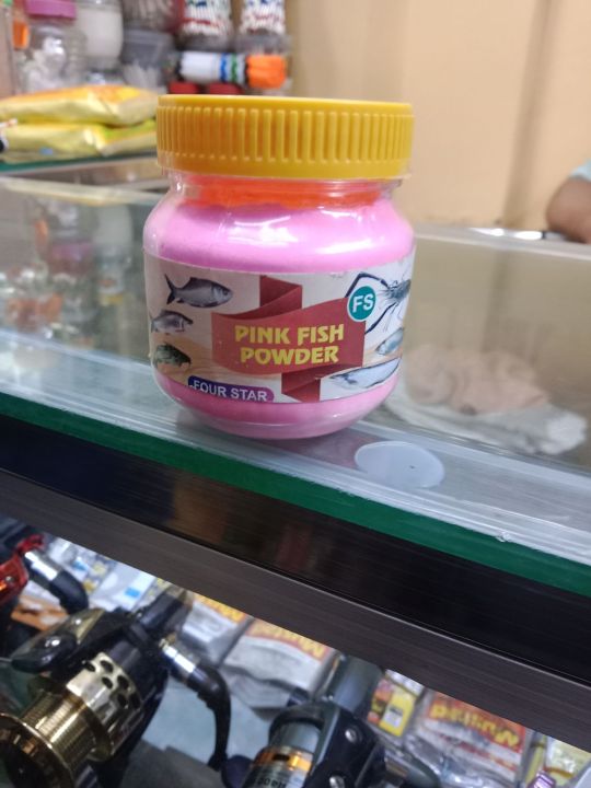 Pink Powder Flavored Fishing bait for Catching FISH |