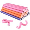 42pcs/Set Flexible Curling Rods Hair Twist Flexi Rods Hair Curlers Set Twist Foam Hairs Rollers DIY No Heat Hair Rods Rollers. 