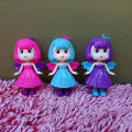 3 piece barbie Doll set play with new friend toy Multicolor. 