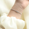 High Quality Bow Tennis Bracelet For Women Sparkling Luxury Crystal Cubic Zirconia Bracelet, Women's Jewelry. 