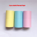 Printer Paper Thermal Paper 57mm Mini Photo Rolls 57*25MM White Color Gift DIY Sticker Label Receipt Bill Self-adhesive Paper. 