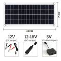 Solar Kit 1000W Solar Panel 12V 10A-100A Controller Solar Panel RV Cell Car Charger Outdoor Battery Supply for Phone Camping.