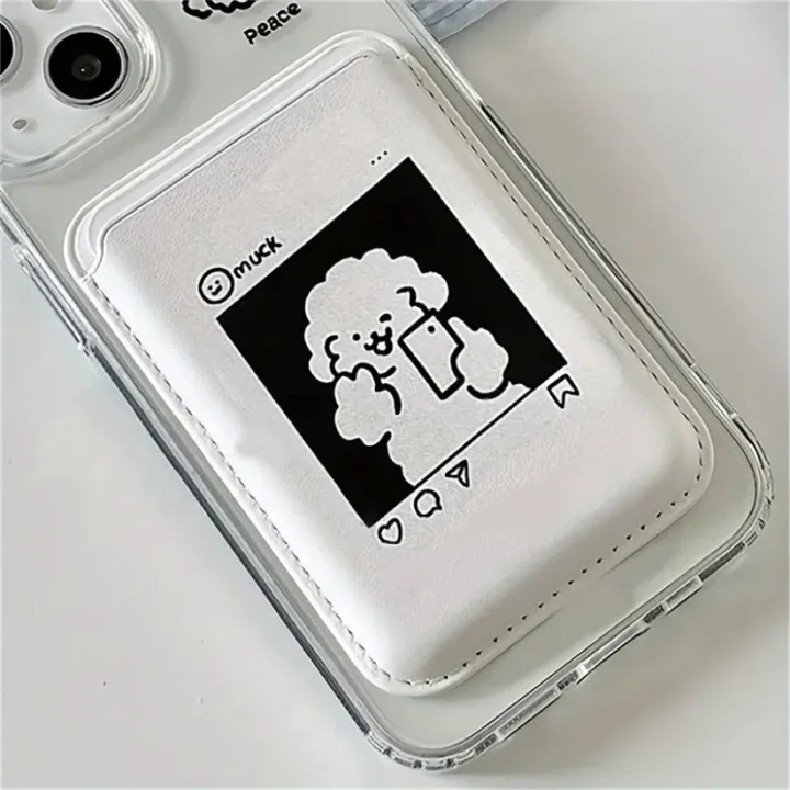 1pc%20Cute%20Dog%20Design%20Artificial%20Leather%20Magnetic%20Wallet%20Card%20Holder%20for%20iPhone%2017%2016%2015%2014%2013%2012%20Pro%20Max%20Card%20Slot%20Accessory%20-%20Image%205