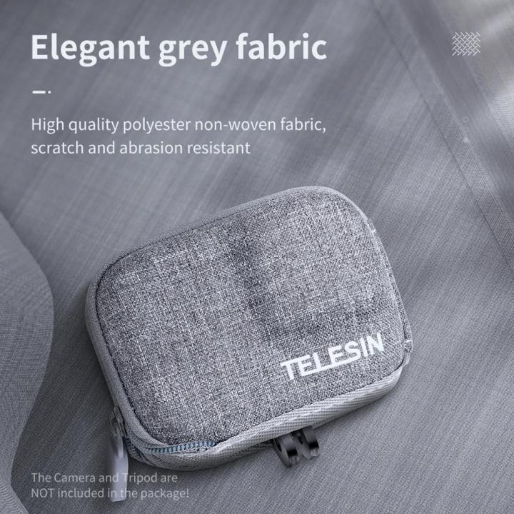 TELESIN%20Mini%20Storage%20Protection%20Bag%20Brushed%20Half%20Open%20Quick%20Release%20Carrying%20Case%20for%20GoPro%2012%20Hero%2011%20for%20GoPro%20Hero%2010%209%20Black%20-%20Image%203