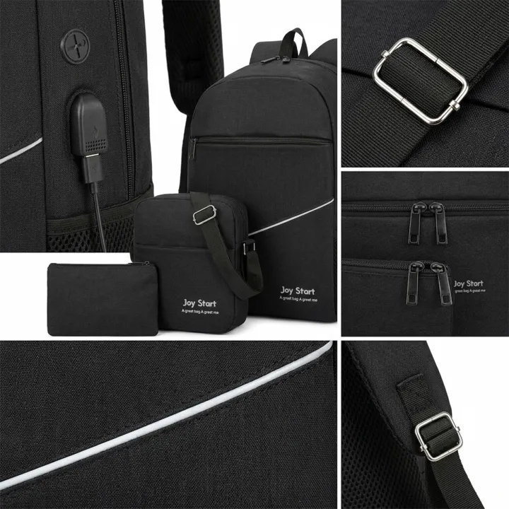 Waterproof%20Nylon%20Laptop%20Backpack%20With%20USB%20Charging%20Port%20For%20College%20University%20And%20Office%20Travel%20New%20Arrival%20Trendy%20Fashion%20Design%20-%20Image%203