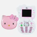 2023 Sanrio Hello Kitty Flip Phone Kawaii K688 Cartoon Kids Taiml Cute Mini Phone Birthday Fashion Girls Gifts Toys For Children. 