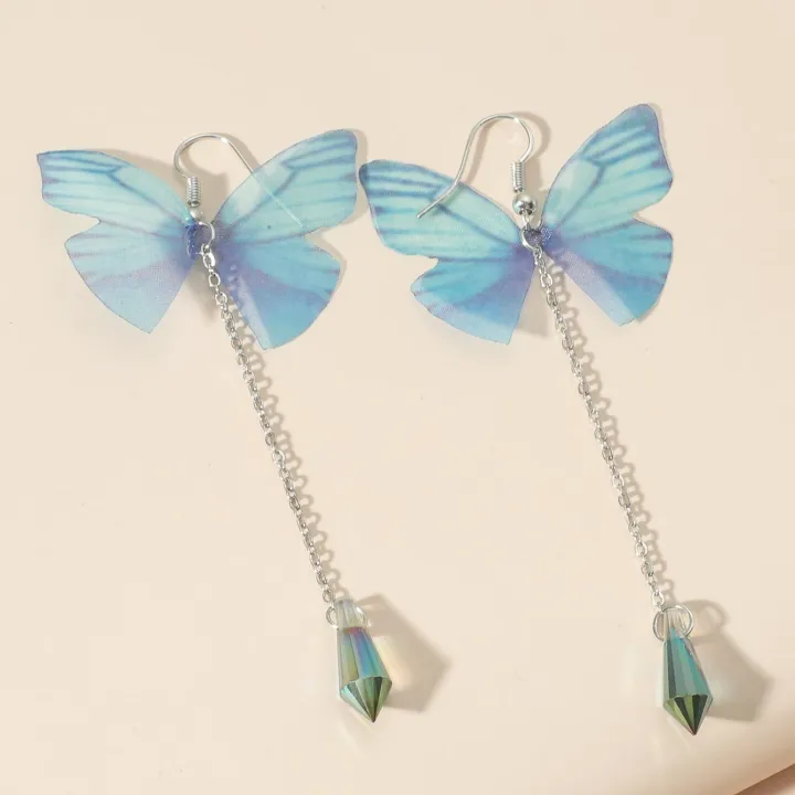 2%20Simple%20Temperament%20Fresh%20Blue%20Butterfly%20Shape%20Crystal%20Tassel%20Pendant%20Earrings%20Ms.%20Fashion%20Items%20Holiday%20Travel%20Leisure%20Ball%20-%20Image%203