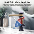 Briwellna Water Heater Flowing Faucet 220V Electric Tankless Water Heater Tap Swivel Spout Electric Faucet Water Heating Geyser.