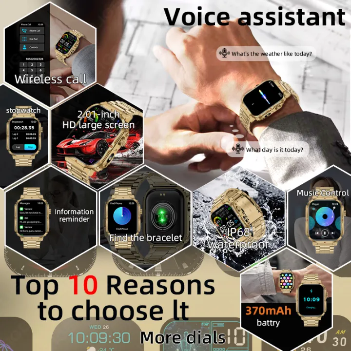 LIGE%20Men%20Smart%20Watch%20New%20Bluetooth%20Call%202.01''%20Large%20Screen%20Flashlight%20Watches%20Waterproof%20Outdoor%20Sport%20Fitness%20Smartwatch%20Women%20-%20Image%206