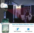 8Mp SIM card camera IP66 outdoor ptz security camera colourful IR night vision Auto tracking (V380 pro). 