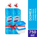 Domex Toilet Cleaning Liquid Ocean Fresh 750ml Get a Free Gift (Bundle of 2).