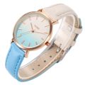New Fashion Pointer Watch Gradient Leather Wristband Watch Quartz For Women Casual And Versatile Exquisite Cute Compact Watch. 