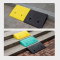 1 Pc Plastic Curb Ramp, Non-Slip Threshold Ramp, 30/40/50 Mm Height, For Cars, Bicycles, Wheelchairs – Smooth Uphill Transition. 
