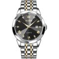Olivs 9931 Fashion Stainless Steel Analog Wrist Watch For Men. 