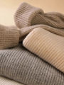Women Fall Turtleneck Sweater Knitted Soft Pullovers Cashmere Jumpers Basic Soft Sweaters Female Basic Blouse New.