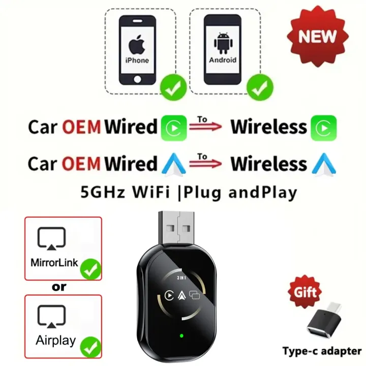 3%20In%201%20Mirror%20Link%20Wired%20to%20Wireless%20Carplay%20Adapter%20for%20Airplay%20Android%20Auto%20MirrorLink%20Bluetooth+%20Wifi%20USB%20Dongle%20Car%20Ai%20Box%20-%20Image%207