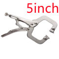 5 Inch C Clamp Assorted Locking Welding Clamp Mini Alloy Locking Pliers For DIY Hand Repair Tools Wood Working. 