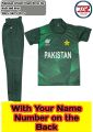 Customized Pakiatan team dress for kids and boys with name number | matrix dress with name number | star player name number jersey | babar 56 rizwan 16 afridi 10 jersey | king babar customized dress for children | pakistan team kit for kids | pakistan new. 