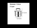 Luxury Stainles Steel Lunch Box 2 Layers. 