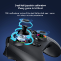 GAMINJA 6162 1.44inch Smart Screen Wireless Controller For Switch P4 iOS Android PC TV Dual Hall Joystick Calibration RGB Light.