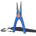 Fishing Pliers Line Cutter Multifunctional Knot Aluminum Alloy Scissors Hook Remover 150g 20CM Fishing Equipment. 