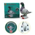 Pigeon Dove Battery Operated Toy with Flapping Wings,. 