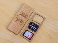 SD Card Case Wooden Memory Card Holder. 