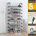 7-Layer Metal Reinforced Shoe Rack With 5 Pipes Per Layer Simple Shoe Rack Stand for Entryway, Living Room. 