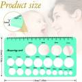 Nipple Ruler for Flange Sizing, Soft Flexible Silicone Measurement Tool for Breast Pump Sizing,Easy to Use for Pumping.