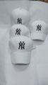 NY NEW YORK White Baseball Cap. 