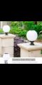 outdoor garden main gate post solar led pillar light. 