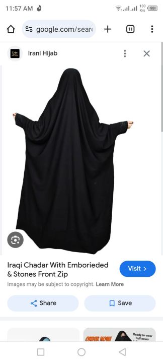 Iraqi abaya/Chadar